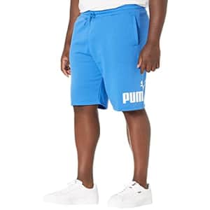 PUMA Men's Big Logo 10" Shorts BT, Nebulas Blue/White, 4XL for $18 PUMA Men's Big Logo 10" Shorts BT, Nebulas Blue/White, 4XL for $18