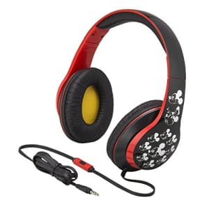 eKids Mickey Mouse Over The Ear Headphones with Built in Microphone Quality Sound from The Makers of iHome for $45