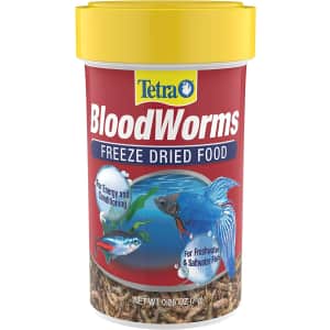 Tetra BloodWorms Freeze-Dried Fish Food for $4