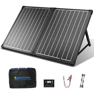 Acopower 100W Foldable Solar Panel for $180