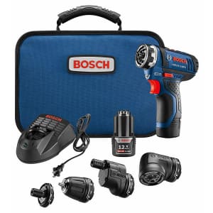 Bosch 12V Max. Brushless Flexiclick 5-In-1 Drill/Driver System for $306 Bosch 12V Max. Brushless Flexiclick 5-In-1 Drill/Driver System for $306