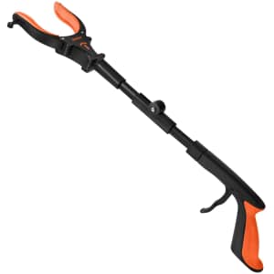 Kekoy 21" Foldable Grabber Reacher Tool with Light for $6 Kekoy 21" Foldable Grabber Reacher Tool with Light for $6
