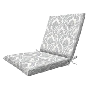 Honey-Comb Honeycomb Indoor/Outdoor Revello Linen Midback Dining Chair Cushion: Recycled Polyester Fill, for $42