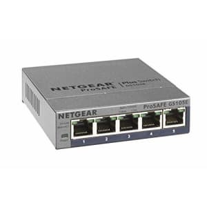 Netgear ProSAFE Plus 5-port gigabit switch for $30