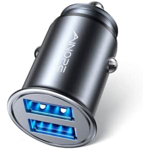 Ainope Dual USB Car Charger for $12