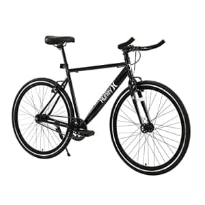 Hurley Cutback Single Speed Urban Road Bike (Charcoal, Large / 21 Fits 5'8"-6'2") for $176