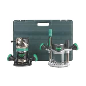 Metabo Hitachi KM12VC 2-1/4 Peak HP Variable Speed Fixed/Plunge Base Router Kit for $163 Metabo Hitachi KM12VC 2-1/4 Peak HP Variable Speed Fixed/Plunge Base Router Kit for $163
