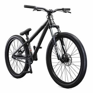 Mongoose Fireball Dirt Jump Mountain Bike, 26-Inch Wheels, Mechanical Disc Brakes, Grey for $750