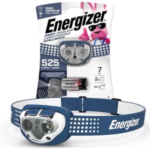 Energizer 500+ Lumens Smart LED Headlamp with Voice Activation for $33