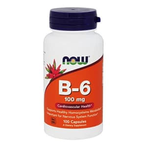 B-6 100mg Now Foods 100 Caps for $7 B-6 100mg Now Foods 100 Caps for $7
