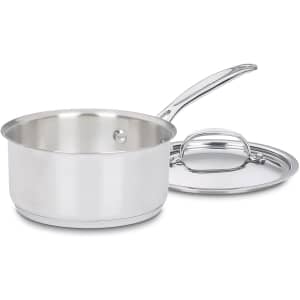 Cuisinart Chef's Classic Stainless 1-Quart Saucepan for $18 Cuisinart Chef's Classic Stainless 1-Quart Saucepan for $18