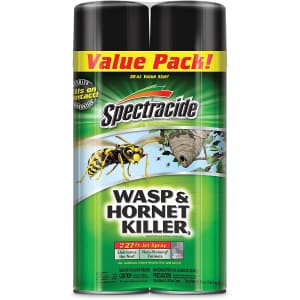 Spectracide Wasp & Hornet Killer Aerosol 20-oz Can 2-Pack for $5
