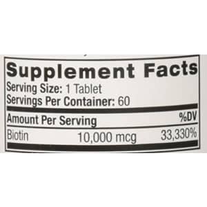 Natrol Biotin 10000mcg FST Dslv for $9 Natrol Biotin 10000mcg FST Dslv for $9