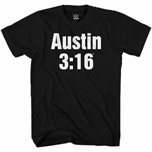 WWE Men's Superstar Wrestlers Stone Cold Steve Austin The Rock Hulk Undertaker T-Shirt, for $13