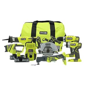 Ryobi P884 18-Volt ONE+ Lithium-Ion Combo Kit (6-Tools) for $231