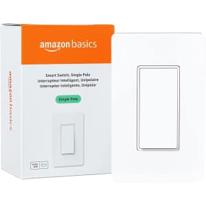 Amazon Basics Single Pole Smart Switch for $15