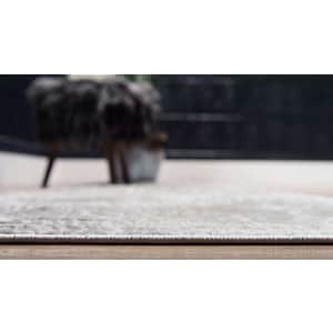 Unique Loom Sofia Traditional Area Rug, 2' x 6' 7" Runner, Light Gray/Ivory for $25 Unique Loom Sofia Traditional Area Rug, 2' x 6' 7" Runner, Light Gray/Ivory for $25