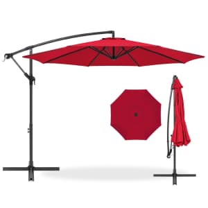 Best Choice Products Offset 10-Foot Hanging Patio Umbrella for $69