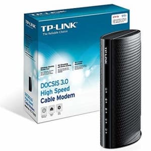 TP-Link DOCSIS 3.0 (16x4) High Speed Cable Modem, Max Download Speeds of 686Mbps, Certified for for $88 TP-Link DOCSIS 3.0 (16x4) High Speed Cable Modem, Max Download Speeds of 686Mbps, Certified for for $88