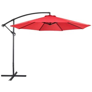 SmileMart 10-Ft. Offset Cantilever Patio Umbrella for $69 SmileMart 10-Ft. Offset Cantilever Patio Umbrella for $69