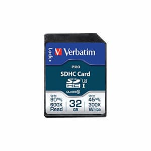 Verbatim 47021 Pro SDHC U3 32GB SD Card for $19