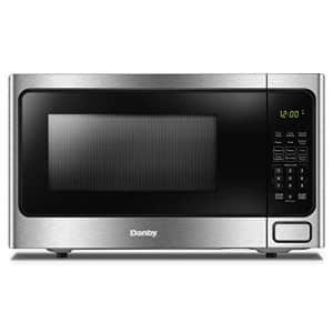 Danby DDMW1125BBS 1,000 Watts 1.1 Cu.Ft. Countertop Microwave with Push-Button Door|10 Power for $140