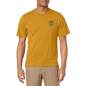 G.H. Bass & Co. Men's Short Sleeve Graphic Print T-Shirt, Mineral Yellow, Small for $9 G.H. Bass & Co. Men's Short Sleeve Graphic Print T-Shirt, Mineral Yellow, Small for $9