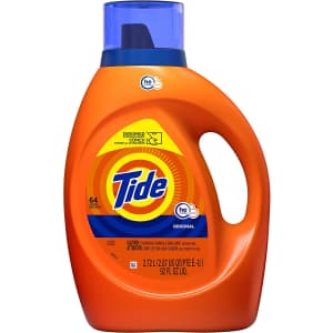 Tide HE Turbo Clean 92-oz. Liquid Laundry Detergent for $9 Tide HE Turbo Clean 92-oz. Liquid Laundry Detergent for $9