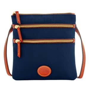 Dooney & Bourke Nylon North South Triple Zip Crossbody for $96 Dooney & Bourke Nylon North South Triple Zip Crossbody for $96
