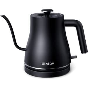 Ulalov 0.8L Stainless Steel Electric Kettle for $22