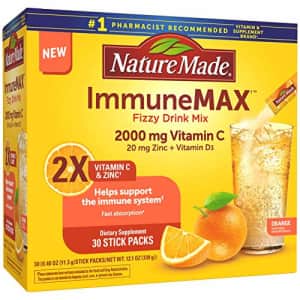 Nature Made Immunemax Fizzy Drink Mix, with Vitamin C, Vitamin D, and Zinc for Immune Support, 30 for $14 Nature Made Immunemax Fizzy Drink Mix, with Vitamin C, Vitamin D, and Zinc for Immune Support, 30 for $14