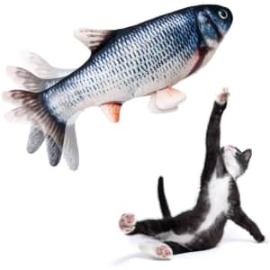 Beewarm Flopping Fish Cat Toy with Catnip Bag for $7 Beewarm Flopping Fish Cat Toy with Catnip Bag for $7