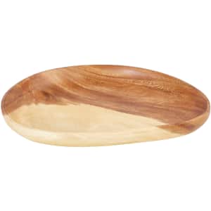 Bloomingville 12" Carved Acacia Serving Platter for $12 Bloomingville 12" Carved Acacia Serving Platter for $12