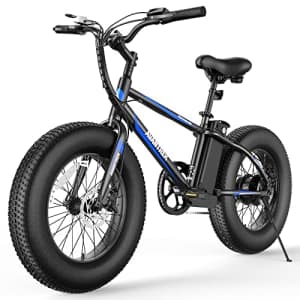AVANTREK Electric Bike 20"x4", 350W Brushless Motor, 36V/10Ah Removable Larger Battery, Fat Tire for $700