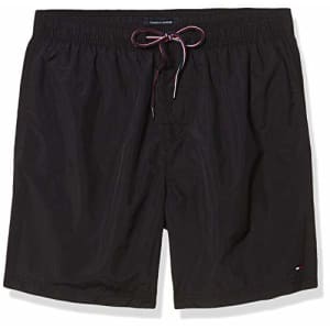 Tommy Hilfiger Men's 7" Swim Trunks, Tommy Black, S for $29 Tommy Hilfiger Men's 7" Swim Trunks, Tommy Black, S for $29