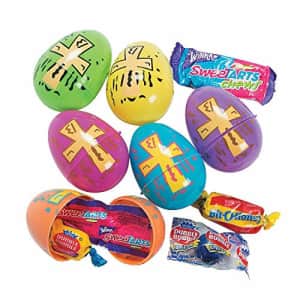 Fun Express Candy Filled Religious Easter Eggs (Set of 24) Easter Hunt and Party Supplies for $24 Fun Express Candy Filled Religious Easter Eggs (Set of 24) Easter Hunt and Party Supplies for $24
