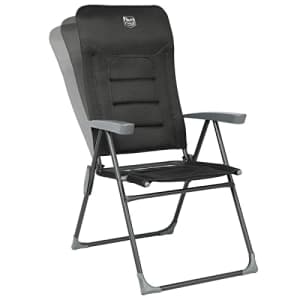 TIMBER RIDGE High Back Folding Camping Chair with 7-Level Adjustable Backrest, Foldable Reclining for $76