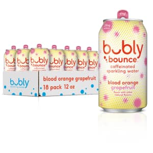 bubly Bounce 12-oz. Caffeinated Sparkling Water 18-Pack for $7.23 via Sub & Save bubly Bounce 12-oz. Caffeinated Sparkling Water 18-Pack for $7.23 via Sub & Save