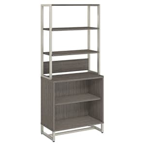 Bush Furniture Bush Business Furniture Office by Kathy Ireland Method Bookcase with Hutch, Cocoa for $130