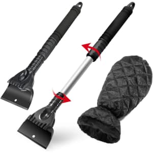 Raniaco Ice Scraper with Glove for $7