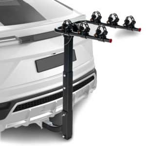 Double Folding 3-Bike Hitch Carrier Rack for $85