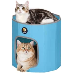 Veehoo Foldable Cat Condo for $16