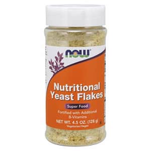 Now Foods Nutritional Yeast Flakes, 4.5 Ounce for $8