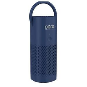 Pure Enrichment PureZone Mini Portable True HEPA Air Purifier for $30