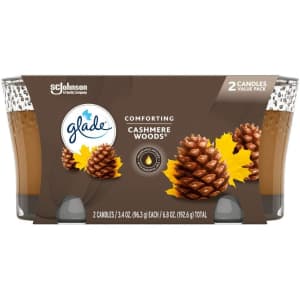 Glade Air Freshener Candle Jar 2-Pack for $3 via Sub & Save Glade Air Freshener Candle Jar 2-Pack for $3 via Sub & Save