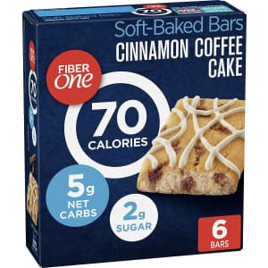 Fiber One 70-Calorie Bar 6-Count 8-Pack for $16 Fiber One 70-Calorie Bar 6-Count 8-Pack for $16