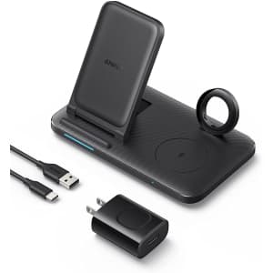Anker Foldable 3-in-1 Wireless Charging Station for $30