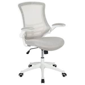Flash Furniture Mid-Back Light Gray Mesh Swivel Ergonomic Task Office Chair with White Frame and for $216 Flash Furniture Mid-Back Light Gray Mesh Swivel Ergonomic Task Office Chair with White Frame and for $216