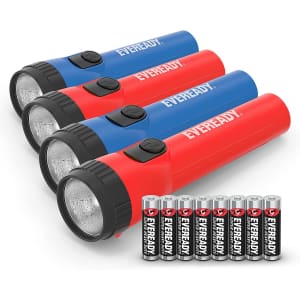 Eveready LED Flashlight 4-Pack for $5.49 at checkout