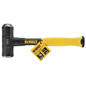 DeWalt 4-lb Fiberglass Engineering Sledge Hammer for $20